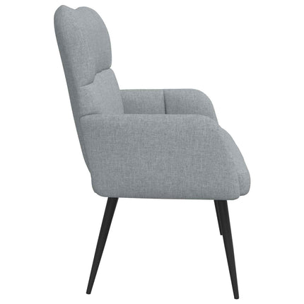 2-sits soffa Ljusgrå 115 x 61 x 87 cm Tyg