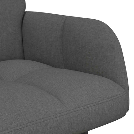 2-sits soffa Mörkgrå 115 x 61 x 87 cm Tyg