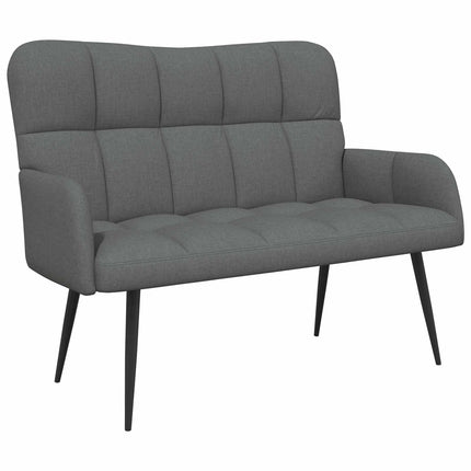2-sits soffa Mörkgrå 115 x 61 x 87 cm Tyg