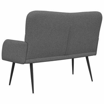 2-sits soffa Mörkgrå 115 x 61 x 87 cm Tyg
