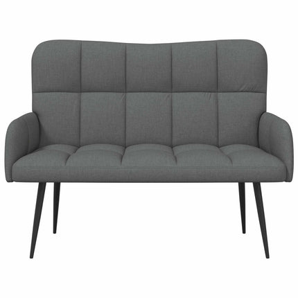 2-sits soffa Mörkgrå 115 x 61 x 87 cm Tyg