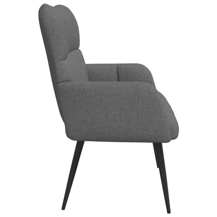 2-sits soffa Mörkgrå 115 x 61 x 87 cm Tyg