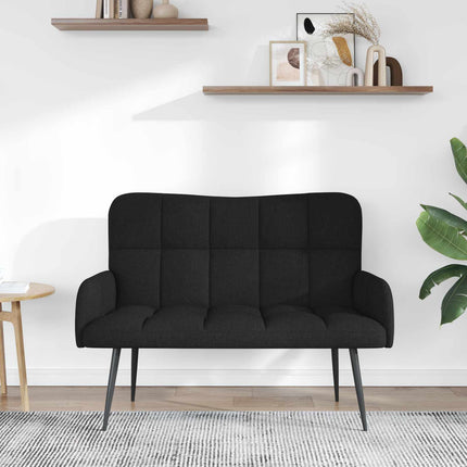 2-sits soffa Svart 115 x 61 x 87 cm Tyg