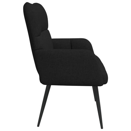 2-sits soffa Svart 115 x 61 x 87 cm Tyg
