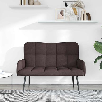 2-sits soffa Mörkbrun 115 x 61 x 87 cm Tyg