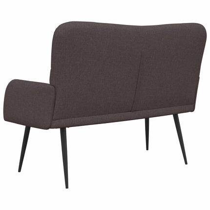 2-sits soffa Mörkbrun 115 x 61 x 87 cm Tyg