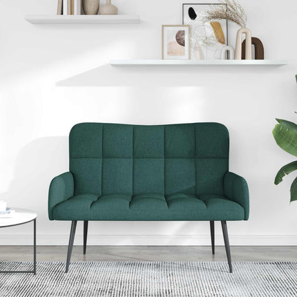 2-sits soffa Mörkgrön 115 x 61 x 87 cm Tyg