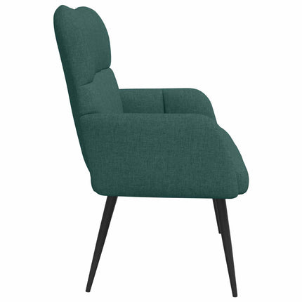 2-sits soffa Mörkgrön 115 x 61 x 87 cm Tyg