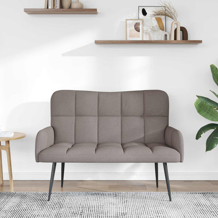 2-sits soffa Taupe 115 x 61 x 87 cm Tyg