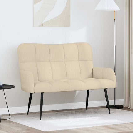 2-sits soffa Gräddvit 115 x 61 x 87 cm Tyg