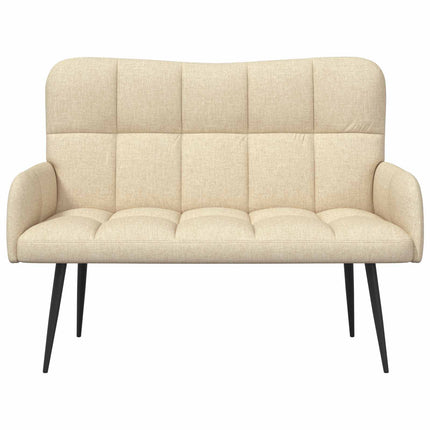 2-sits soffa Gräddvit 115 x 61 x 87 cm Tyg