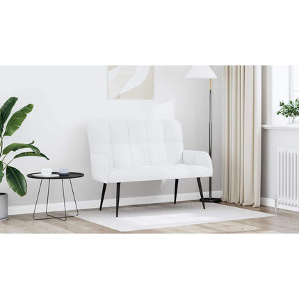 2-sits soffa Vit 115 x 61 x 87 cm Tyg