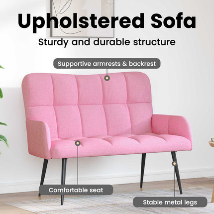 2-sits soffa Rosa 115 x 61 x 87 cm Tyg