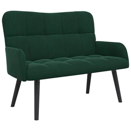 2-sits soffa Mörkgrön 115 x 61 x 87 cm Sammet (V)