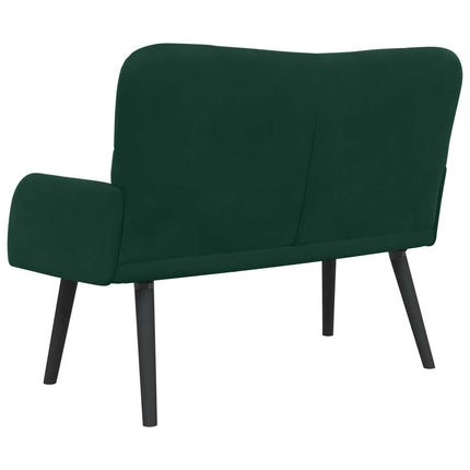 2-sits soffa Mörkgrön 115 x 61 x 87 cm Sammet (V)