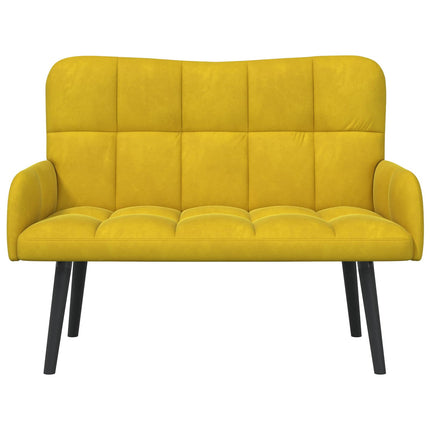 2-sits soffa Gul 115 x 61 x 87 cm Sammet (V)