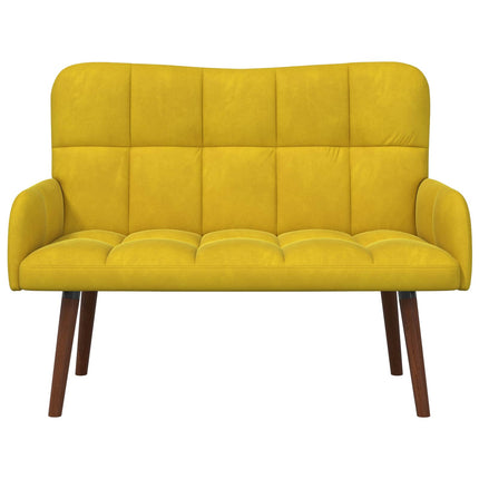 2-sits soffa Gul 115 x 61 x 87 cm Sammet