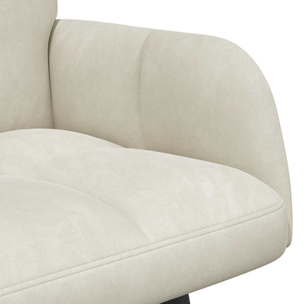 2-sits soffa Gräddvit 115 x 61 x 87 cm Sammet (V)