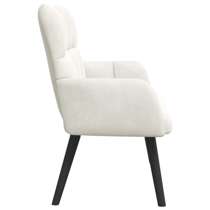 2-sits soffa Gräddvit 115 x 61 x 87 cm Sammet (V)
