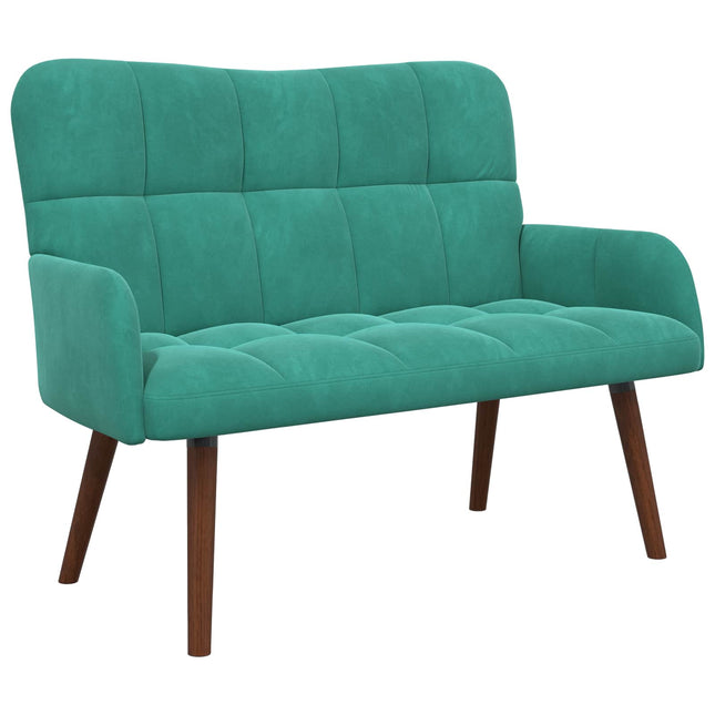 2-sits soffa Turkos 115 x 61 x 87 cm Sammet