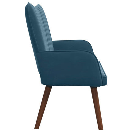 2-sits soffa Blå 115 x 61 x 87 cm Sammet