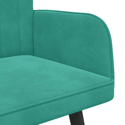 2-sits soffa Turkos 115 x 61 x 87 cm Sammet (V)