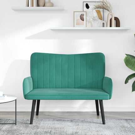 2-sits soffa Turkos 115 x 61 x 87 cm Sammet (V)