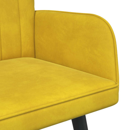2-sits soffa Gul 115 x 61 x 87 cm Sammet (V)