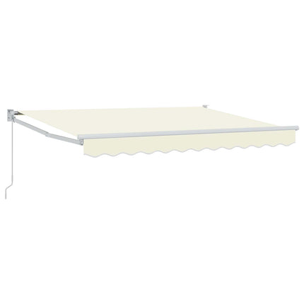 Utdragbar markis Gräddvit 3,5 x 2 m