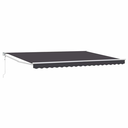 Markis Antracit 4 x 2 m Polyester och metall