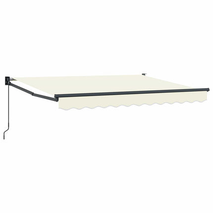 Utdragbar markis Gräddvit 3,5 x 2 m