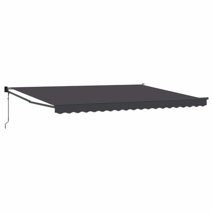 Markis Antracit 4 x 2 m Polyester och metall