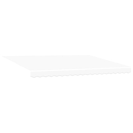 Manuell utdragbar markis med LED-lampor 4,5 × 3 m