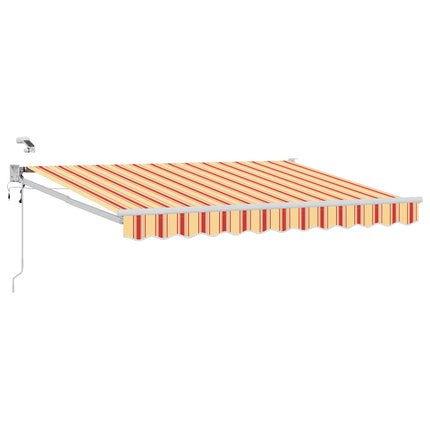 Elektrisk Retraktabel Markis Flerfärgsdesign 3 x 2,5 m