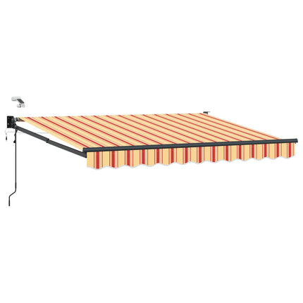 Elektrisk Retraktabel Markis Flerfärgsdesign 3 x 2 m