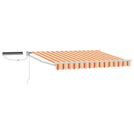 Elektrisk Retraktabel Markis Flerfärgsdesign 3 x 2,5 m