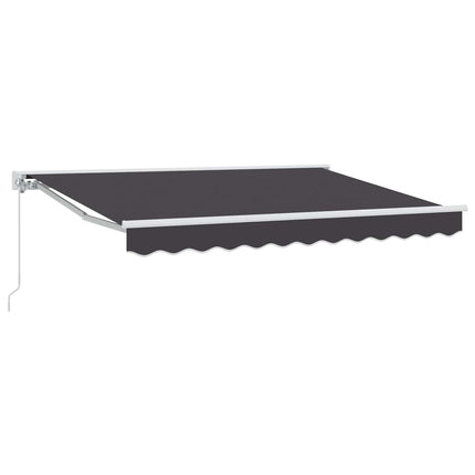 Manuell Utdragbar Markis Antracit 3,5 x 2,5 m
