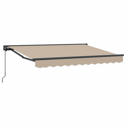 Manuell Utdragbar Markis Beige 2,5 x 2 m