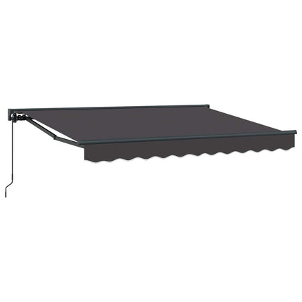 Manuell Utdragbar Markis Antracit 3 x 2 m