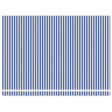 Manuell markisram med LED-lampor Blå, Vit, Antracit 4 x 2 m
