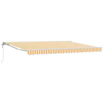 Elektrisk Retraktabel Markis Orange 4,5 × 3 m
