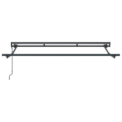 Elektrisk Retraktabel Markis Blå och Vit 3,5 x 2 m