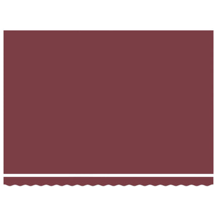 Elektrisk Retraktabel Markis Vinröd och Vit 4 × 3 m