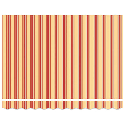 Elektrisk Retraktabel Markis Gul, Orange, Antracit 3,5 x 2,5 m