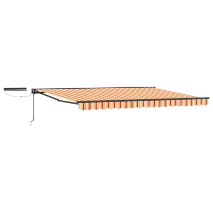 Elektrisk Retraktabel Markis Gul, Orange, Antracit 4 × 3 m