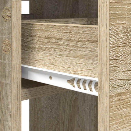 Matbord 115 x 70 x 75 cm Konstruerat trä Sonoma-ek Rektangulär