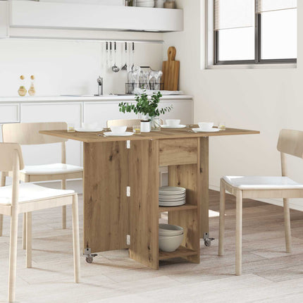 Matbord 115 x 70 x 75 cm Konstruerat trä Artisan-ek Rektangulär
