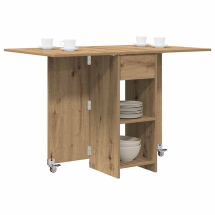 Matbord 115 x 70 x 75 cm Konstruerat trä Artisan-ek Rektangulär