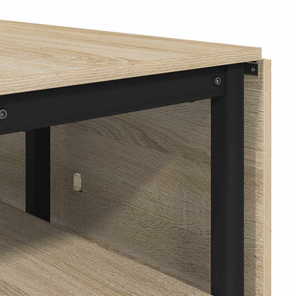 Matbord 122 x 80 x 76,5 cm Konstruerat trä Sonoma-ek
