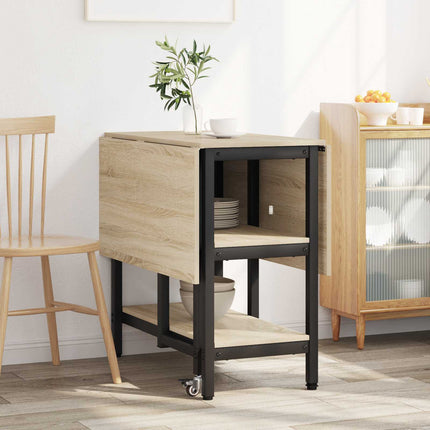 Matbord 122 x 80 x 76,5 cm Konstruerat trä Sonoma-ek